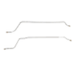 Chevy w/ Hardtop Conversion Complete Brake Line Kit; Fine Lines-CBK0412SS
