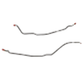 Chevy Conversion Complete Brake Line Kit; Fine Lines-CBK0418SS