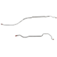 Chevy Conversion Complete Brake Line Kit; Fine Lines-CBK0419SS - Complete Brake Line Kit Car Part People