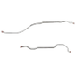 Chevy Conversion Complete Brake Line Kit; Fine Lines-CBK0419SS