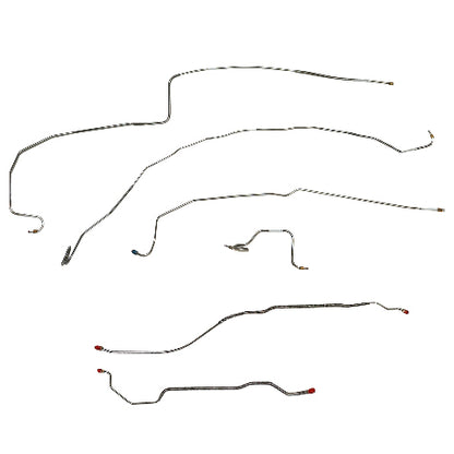 Chevy Conversion Complete Brake Line Kit; Fine Lines-CBK0419SS