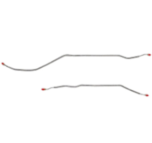 Chevy Conversion Complete Brake Line Kit; Fine Lines-CBK0420SS - Complete Brake Line Kit Car Part People