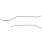 Chevy Conversion Complete Brake Line Kit; Fine Lines-CBK0420SS