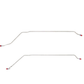 Fits 1967 Buick Skylark / GS w/Power Drum, Hardtop Complete Brake Line CBK0427SS