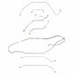 Fits 1967 Buick Skylark/GS w/Power Disc, Hardtop Complete Brake Line CBK0431SS
