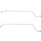 Fits 1964-65 LeMans/GTO w/Manual Drum, Convertible Complete Brake Line CBK0437SS