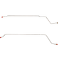 Fits 1964-65 LeMans/GTO w/ Power Drum, Convertible Complete Brake Line CBK0438SS