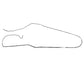 1966 Pontiac LeMans Complete Brake Line Kit Manual Drums Convertible CBK0439SS