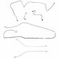 Fits 1966 LeMans/GTO w/Manual Drum, Convertible; Complete Brake Line CBK0439SS