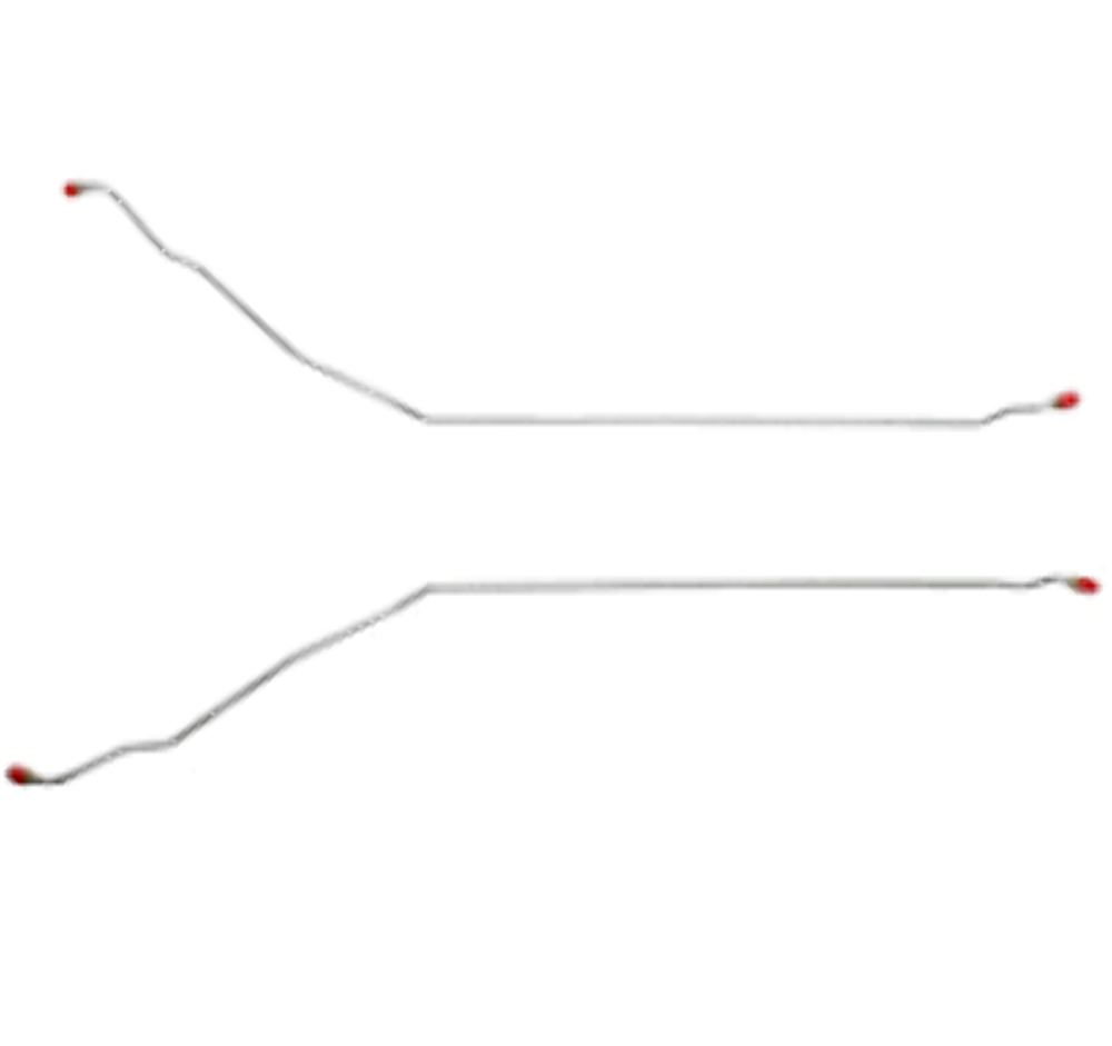 Fits 1966 LeMans/GTO w/Power Drum, Convertible Complete Brake Line CBK0440SS
