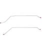 Fits 1967 LeMans/GTO w/Manual Drum, Convertible; Complete Brake Line CBK0442SS - Complete Brake Line Kit Car Part People