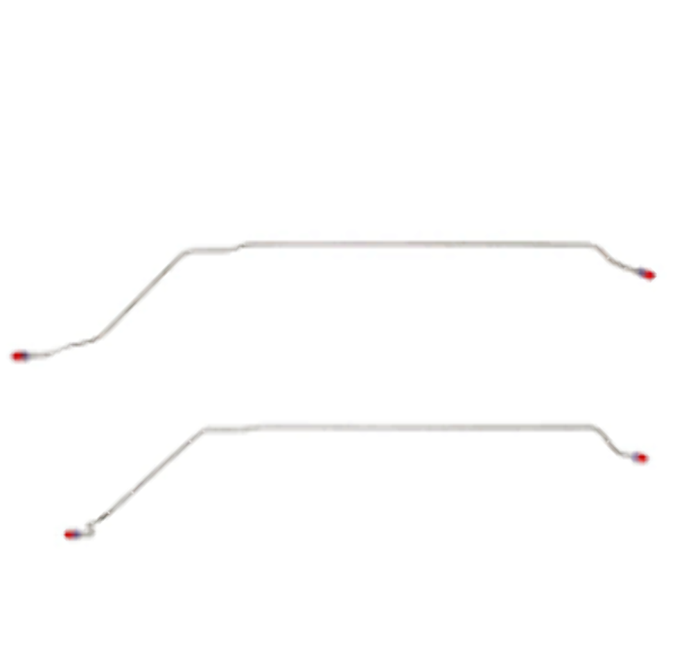 Fits 1967 LeMans/GTO w/Manual Drum, Convertible; Complete Brake Line CBK0442SS - Complete Brake Line Kit Car Part People