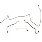 1967 Pontiac LeMans/GTO Complete Brake Line Kit Manual Drum Convertible Stainless CBK0442SS