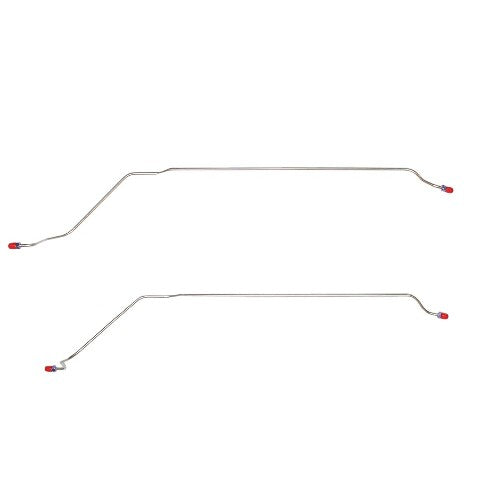 1967 Pontiac LeMans/GTO Complete Brake Line Kit Manual Drum Convertible Stainless CBK0442SS