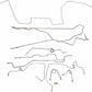 Pontiac w/ Hardtop Complete Brake Line Kit; Fine Lines-CBK0447SS