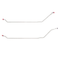 Pontiac w/ Hardtop Complete Brake Line Kit; Fine Lines-CBK0447SS - Complete Brake Line Kit Car Part People