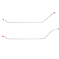 Pontiac w/ Hardtop Complete Brake Line Kit; Fine Lines-CBK0447SS