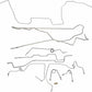 Pontiac Convertible Complete Brake Line Kit; Fine Lines-CBK0450SS