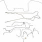 Pontiac Convertible Complete Brake Line Kit; Fine Lines-CBK0450SS