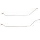 Pontiac Convertible Complete Brake Line Kit; Fine Lines-CBK0452SS