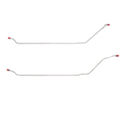 Pontiac Convertible Complete Brake Line Kit; Fine Lines-CBK0452SS - Complete Brake Line Kit Car Part People