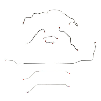 1967 Pontiac GTO/Lemans Convertible Complete Brake Line Kit Power Disc CBK0456SS
