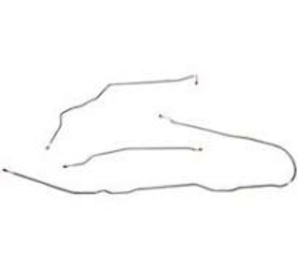 Pontiac w/ Hardtop Complete Brake Line Kit; Fine Lines-CBK0463SS - Complete Brake Line Kit Car Part People