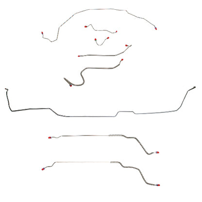 Buick, Pontiac, Oldsmobile w/ Hardtop Complete Brake Line Kit; CBK0479SS