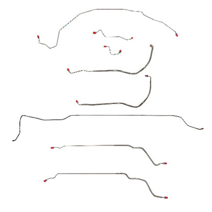 Buick, Pontiac, Oldsmobile Convertible Complete Brake Line Kit; CBK0482SS
