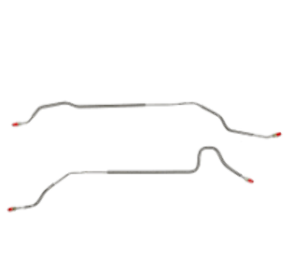 Pontiac Complete Brake Line Kit; Fine Lines-CBK0489SS - Complete Brake Line Kit Car Part People