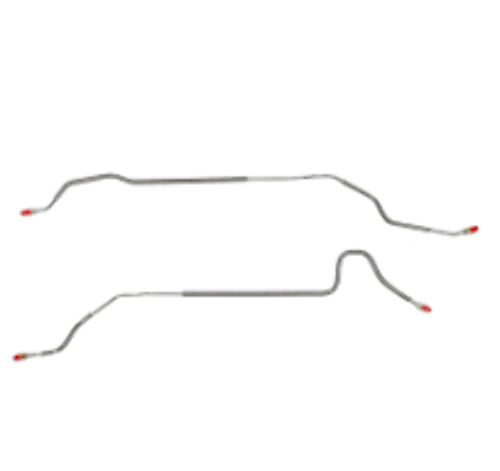 Pontiac Complete Brake Line Kit; Fine Lines-CBK0489SS