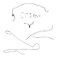 Pontiac Complete Brake Line Kit; Fine Lines-CBK0490SS