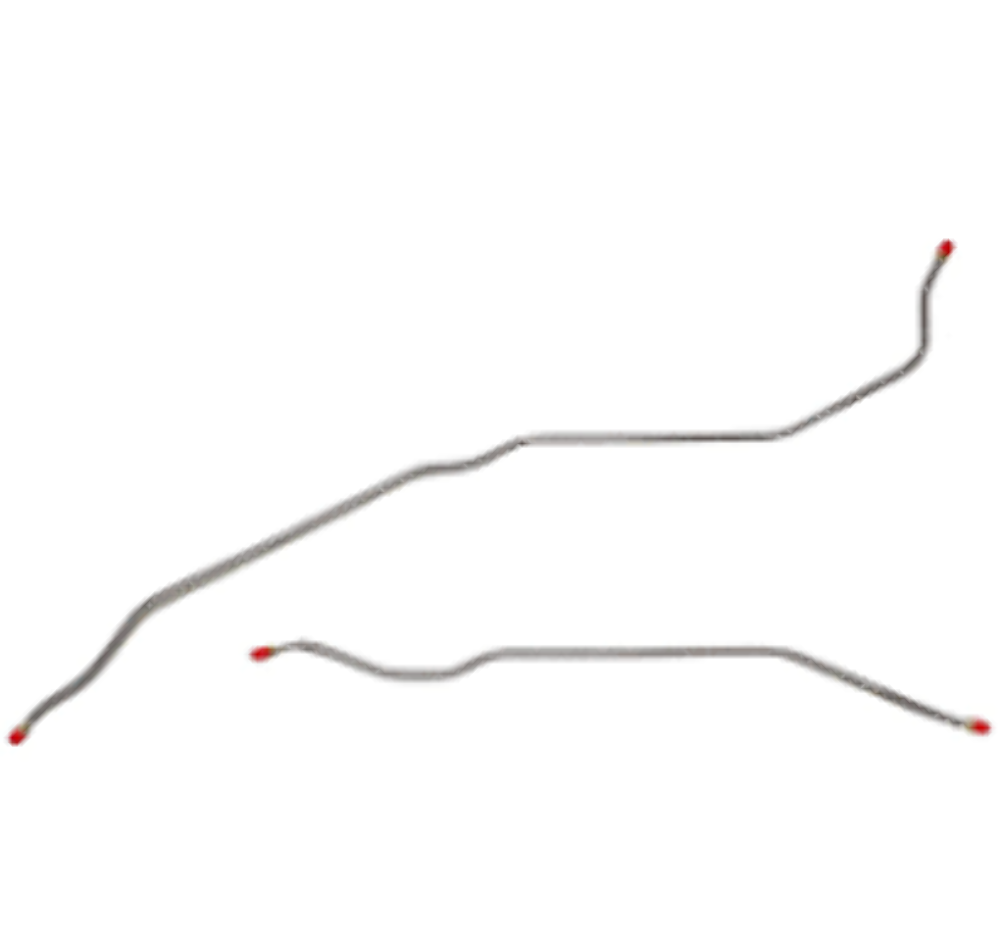 Pontiac Complete Brake Line Kit; Fine Lines-CBK0490SS - Complete Brake Line Kit Car Part People