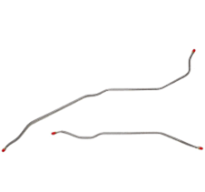 Pontiac Complete Brake Line Kit; Fine Lines-CBK0490SS - Complete Brake Line Kit Car Part People