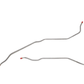 Pontiac Complete Brake Line Kit; Fine Lines-CBK0492SS