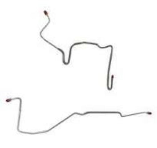 Pontiac Complete Brake Line Kit; Fine Lines-CBK0506SS - Complete Brake Line Kit Car Part People