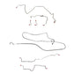 Pontiac Complete Brake Line Kit; Fine Lines-CBK0507SS