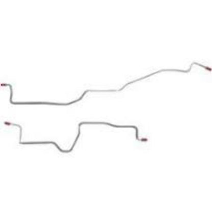 Pontiac Complete Brake Line Kit; Fine Lines-CBK0507SS - Complete Brake Line Kit Car Part People