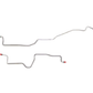 Pontiac Complete Brake Line Kit; Fine Lines-CBK0508SS - Complete Brake Line Kit Car Part People