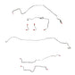 Pontiac Complete Brake Line Kit; Fine Lines-CBK0508SS