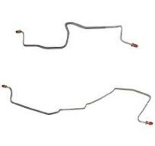 Pontiac Complete Brake Line Kit; Fine Lines-CBK0512SS - Complete Brake Line Kit Car Part People