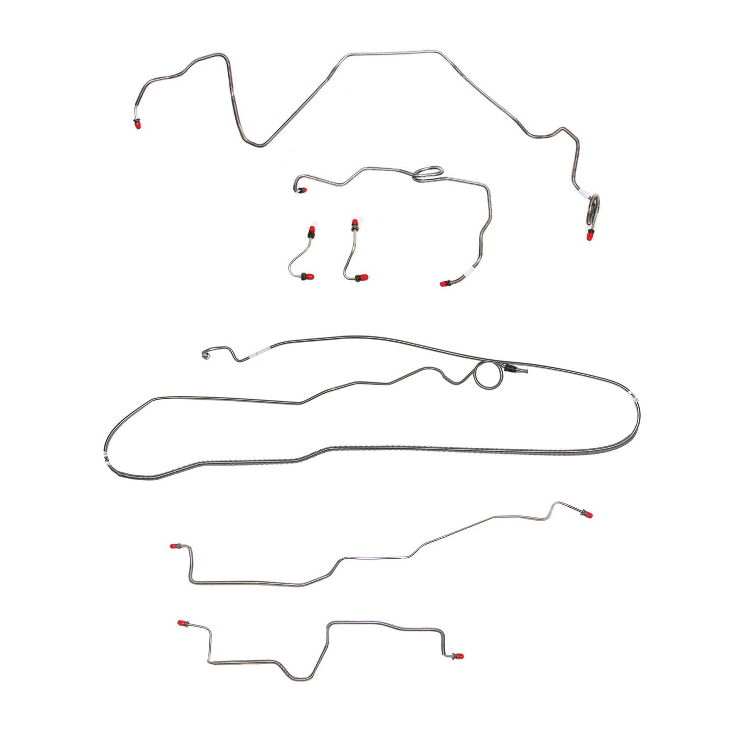 Pontiac Complete Brake Line Kit; Fine Lines-CBK0514SS