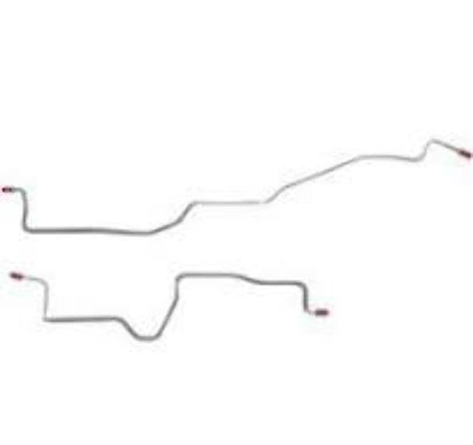 Pontiac Complete Brake Line Kit; Fine Lines-CBK0514SS - Complete Brake Line Kit Car Part People