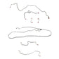 Pontiac Complete Brake Line Kit; Fine Lines-CBK0517SS
