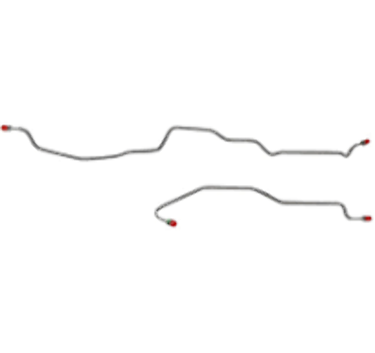 Pontiac Complete Brake Line Kit; Fine Lines-CBK0523SS - Complete Brake Line Kit Car Part People