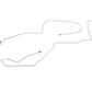 Pontiac Complete Brake Line Kit; Fine Lines-CBK0524SS - Complete Brake Line Kit Car Part People