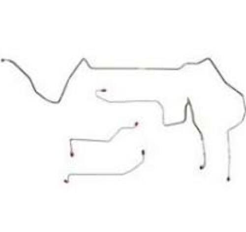 Pontiac Complete Brake Line Kit; Fine Lines-CBK0524SS