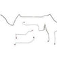 Pontiac Complete Brake Line Kit; Fine Lines-CBK0525SS
