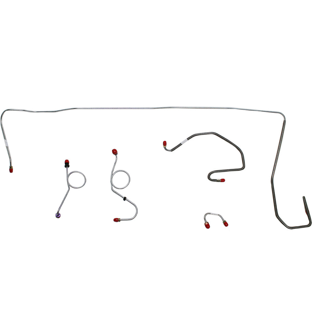 Mopar E Body Complete Brake Line Kit; Fine Lines-CBK0530SS - Complete Brake Line Kit Car Part People