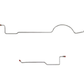 Mopar E Body Complete Brake Line Kit; Fine Lines-CBK0533SS